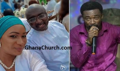 Ghana Vice President Dr. Bawumia & Wife (Left) And Prophet Bishop Reindolph Oduro Gyebi (Right)