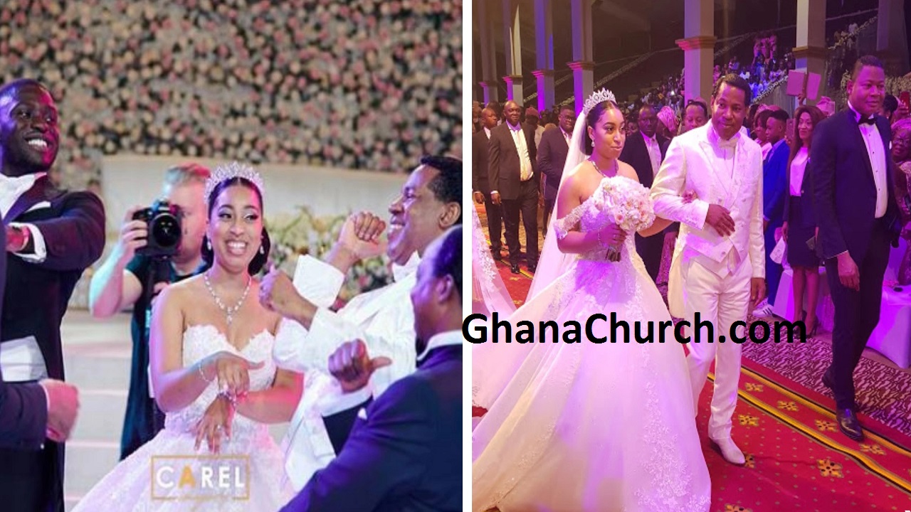 Pastor Chris Oyakhilome dances with daughter and Shaku Shaku with Ghanaian son-in-law